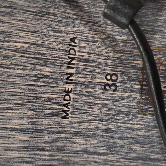 NWOT Free people woman's black strappy sandals size 38 us 8 - Picture 6 of 15